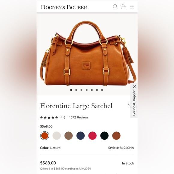 DOONEY & BOURKE Florentine Large Satchel